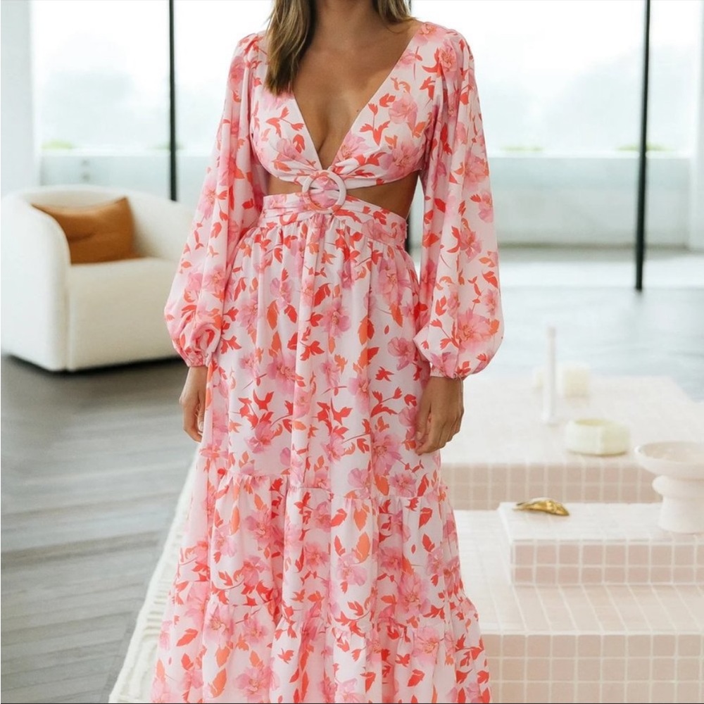 HELLO MOLLY | FLORAL BEACHY MAXI